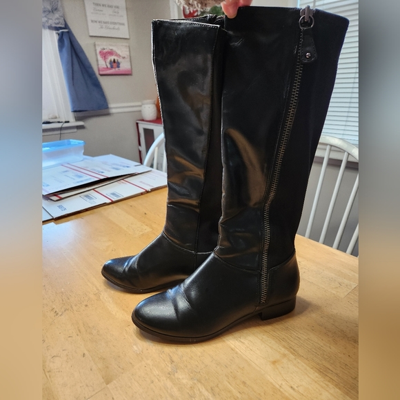 Alfani Shoes - Alfani Drew Black Knee High Boot